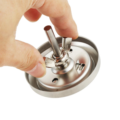 BBQ Gauge Built-in Lid Thermometer Replace for Weber Traveller Grills Charcoal Pit Wood Smoker Oven 150-600°F Barbecue Camping