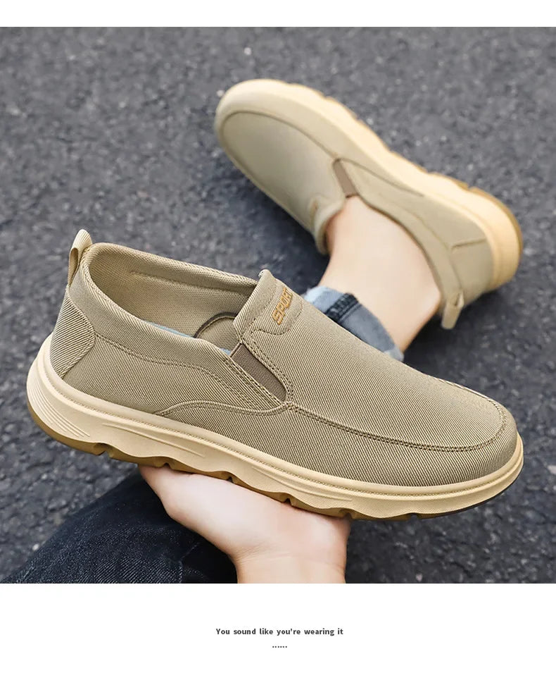 Shoes for men, 2024 autumn new single shoes, British style bean shoes, dad shoes, one foot casual shoes