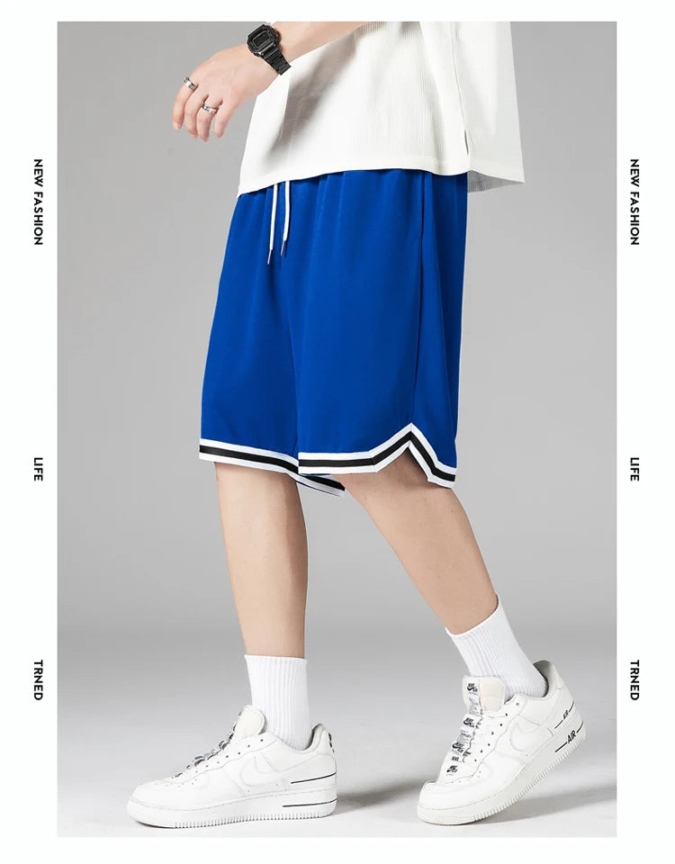 Men's Quick-Dry Running Shorts Summer Lightweight Gradient Athletic Training Shorts for Basketball, Gym & Outdoor Sports