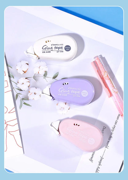 Double-Sided Adhesive Roller, Scrapbook Supplies, Adhesive Tape Runner for Scrapbooking, Home School Office Journaling Supplies