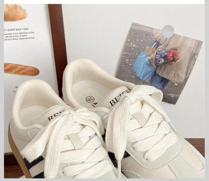 Women's Shoes Autumn New Fashion Trend Casual Shoes Wide Toe Soft Comfortable Flat Shoes Outdoor Casual Sports Shoes