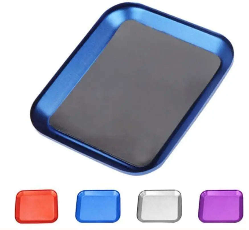 RC Repair Tool Aluminium Alloy Magnetic Screw Tray Plate For Airplane Car Boat Crawler Axial SCX10 D90 D110 Model Repair Tool