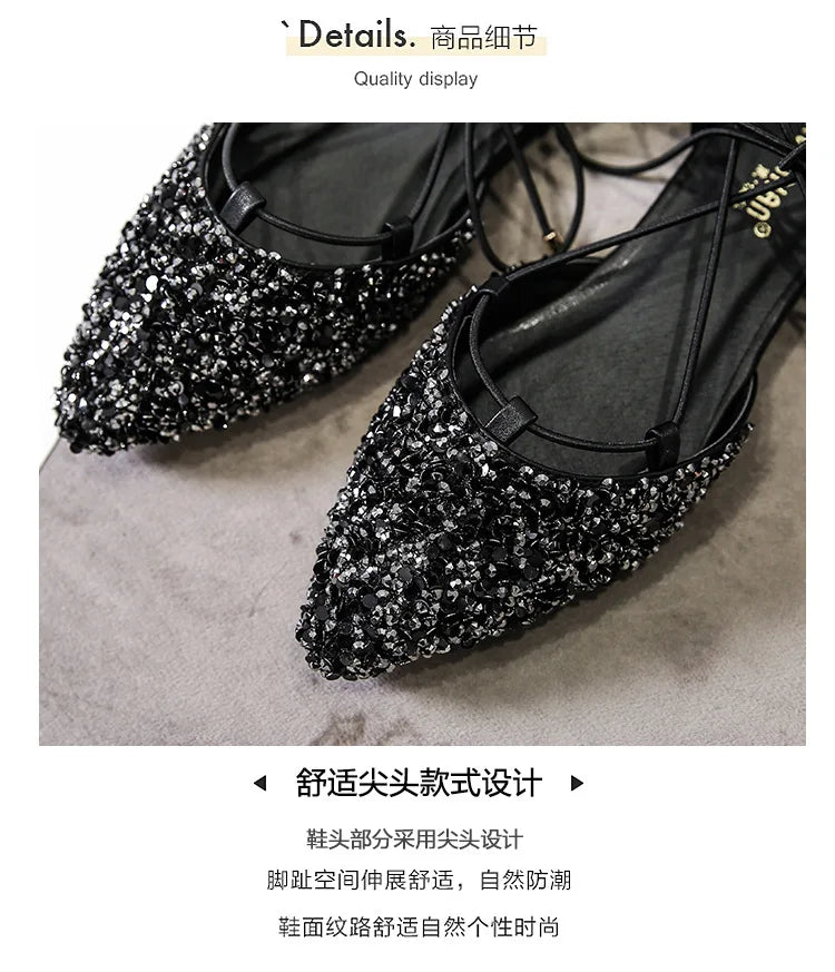 أحذية نسائية فاخرة أنيقة مريحة من تصميم 2022، أحذية نسائية أنيقة للبالغين، أحذية زفاف مثيرة برباط متقاطع