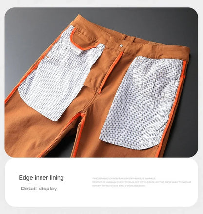 Seven-Color Stretch Jean Men's Trendy Wild Simple 97% Cotton High-End Slim-Fitting Small Straight Casual Men's Clothing Trousers