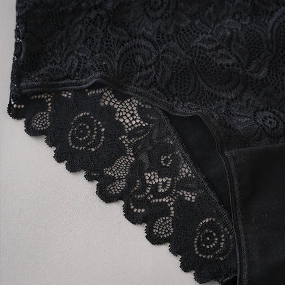 3PCS/Set Luxury Floral Embroidery Lace Panties Women Briefs Sexy Hollow Lingerie Female Underwear Ladies Breathable Underpants