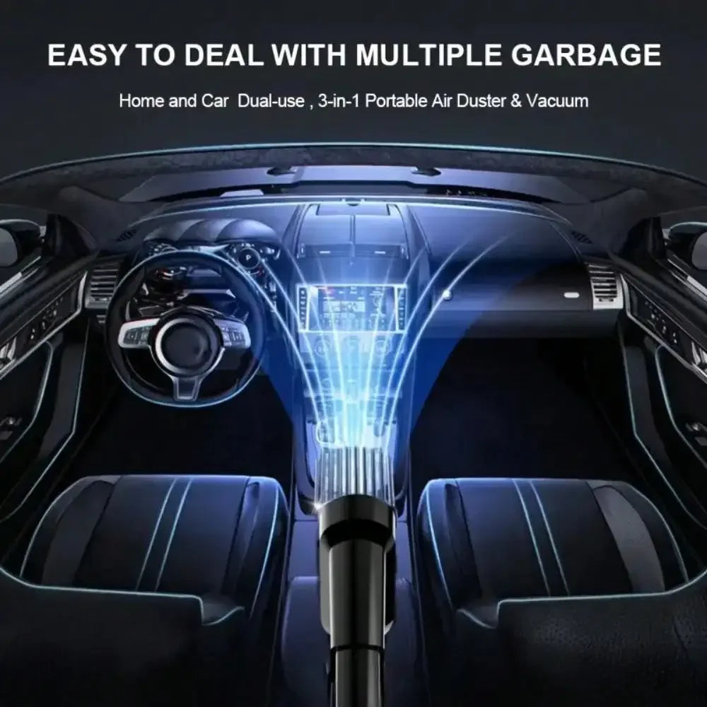 Combination Vacuum Cleaner USB Charging Car Household Vacuum Cleaner Small Car with Fully Automatic High Power Powerful Cleaning