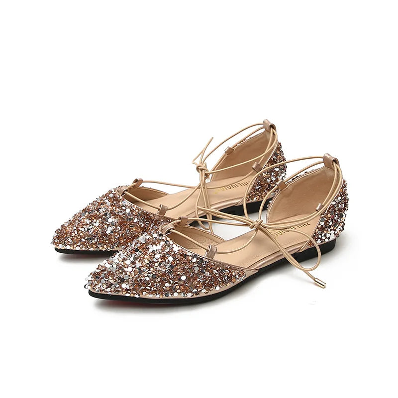 أحذية نسائية فاخرة أنيقة مريحة من تصميم 2022، أحذية نسائية أنيقة للبالغين، أحذية زفاف مثيرة برباط متقاطع