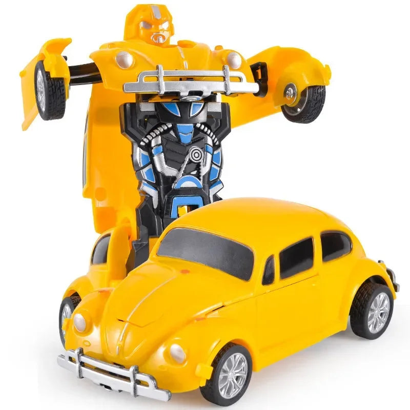 Transforming Inertial Car with Collision Technology: Autobot Robot Car for Boys