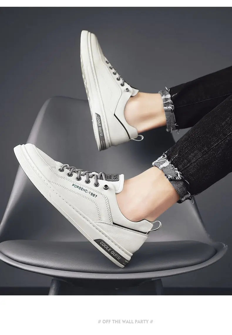 New Shoes for Men  Comfortable Flat Men's Casual Shoes Outdoor Wild Men's Sneakers High End Fashion One Pedal Dress Shoes Male