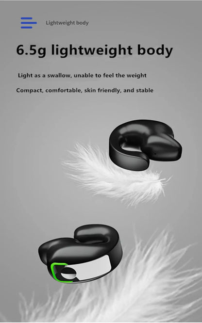 Bluetooth Earphone Clip On Monaural Inear Motion Stereo Bone Conduction Gd28 Business Wireless Earphone Mini Monaural Tws