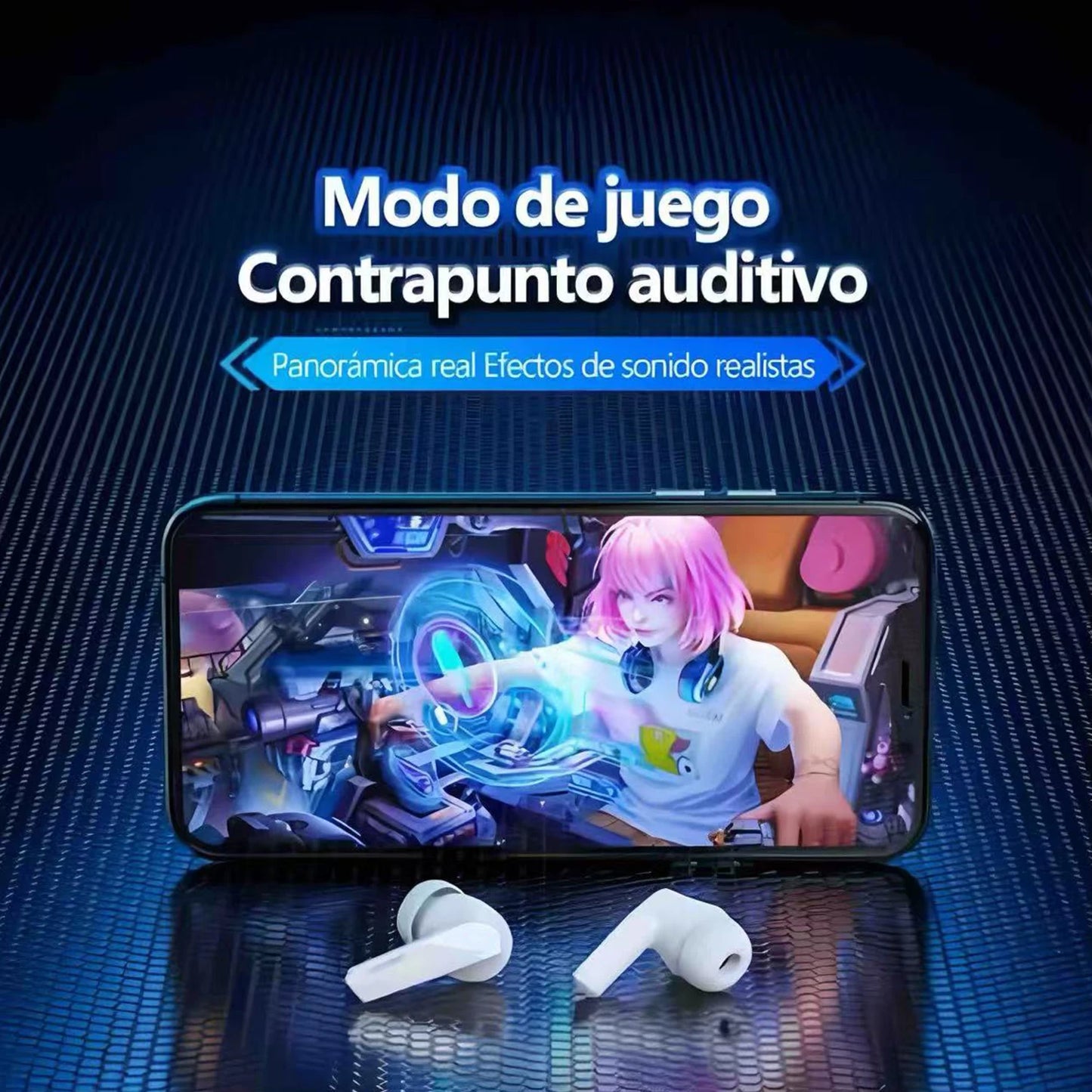 سماعات أذن رياضية GM02 بلوتوث 5.3 لاسلكية للألعاب مع ميكروفون وسماعات موسيقى ثنائية الوضع جديدة