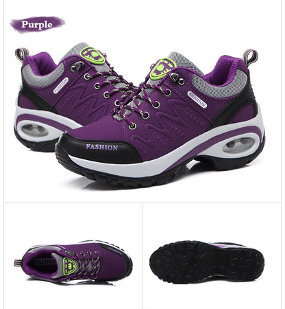 أحذية نسائية 2023 أحذية رياضية كاجوال ذات نعل سميك من تصميم علامة تجارية فاخرة أحذية نسائية للمشي بكعب سميك أحذية رياضية نسائية للمشي لمسافات طويلة