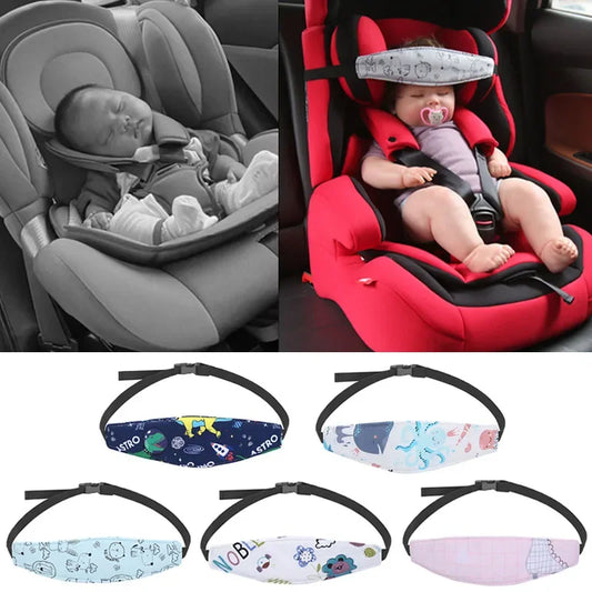 Baby Safety Pillows Infant Baby Car Seat Head Support Children Belt Fastening Belt Adjustable Boy Girl Playpens Sleep Positioner