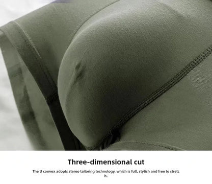 5pcs Men's Underwear, Breathable Comfy Quick Drying Stretchy Boxer Trunks, Sexy Underpants, Men's Trendy Boxer Panties