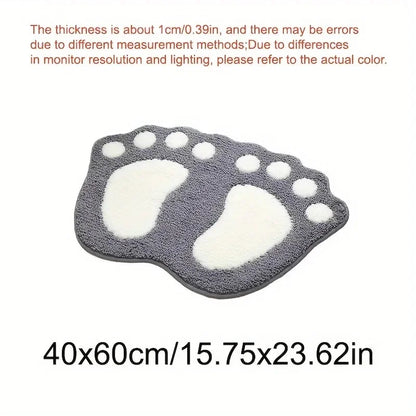 Bathroom Rugs Mats Water Absorbent Non-Slip Mat Used in Bathroom, Shower, Microfiber Bath Mat Machine Bath Mat Bathroom Mat