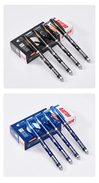 26 Pcs/Set Kawaii Erasable Pens 0.5mm Gel Pen Waterproof Gel Ink Stationery School Writing supplies for Notebook Office Student