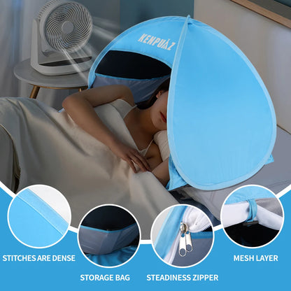 Hot Sale Tents Portable Easy Fold Indoor Outdoor Put Up Sleep Camping Waterproof Head Sunshade Shade Light Tent On Bed