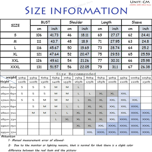 Animal Game Men's Crew Neck Sweatshirts Solid Color Large Pullover Outerwear Outdoor Jogging Tops Casual Streetwear Basic Top