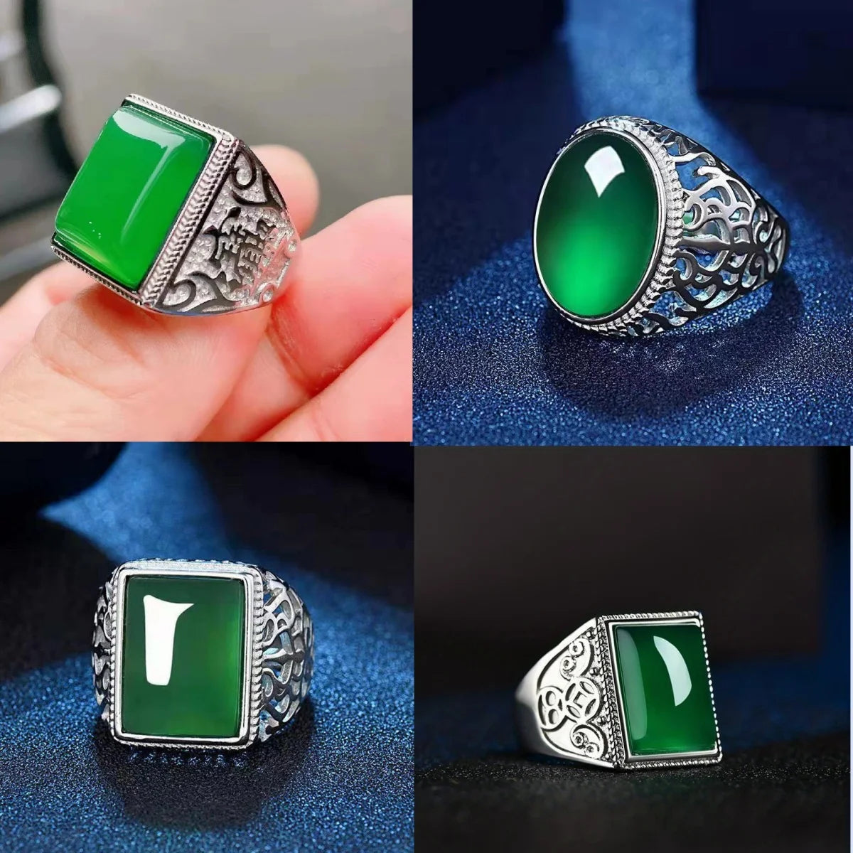 Men's Fashion Rings Simple Accessories Golden Trend Design Suitable for Fashionable Men's Accessories