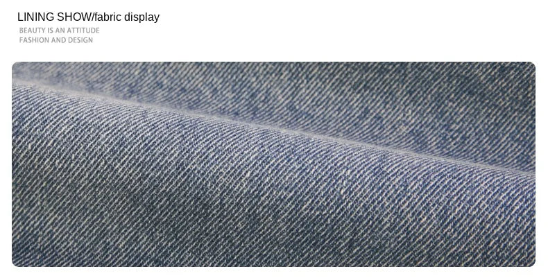 Vintage American Retro Reverse Side Turned Denim Jeans Men Women Couple Straight Wide Leg Baggy Drag Pants Trendy