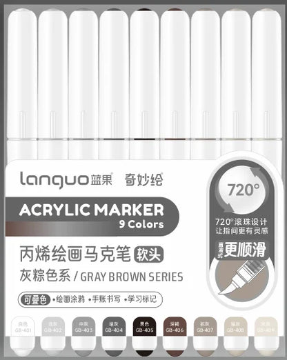 1/3/5 Pcs White Marker Pens 2.0mm Oily Waterproof White Gel Pen DIY Graffiti Sketching Markers Stationery Wrting School Supplies