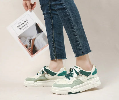 2025 New Women Shoes High Quality Original All-match Platform Casual Sneakers Trends Sweet American Fashion Student Boards Shoes