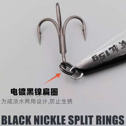 Mr JigginG Fast Sinking Metal Jig Lure 10/15/20/30/40g Saltwater Shore Casting Fishing Sea Bass Metal Jig Artificial Bait Tackle