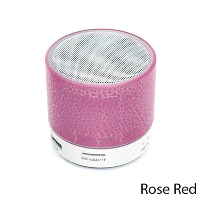 Bluetooth Mini Speaker Wireless Speaker Colorful LED TF Card USB Subwoofer Portable MP3 Music Sound Column For PC Phone