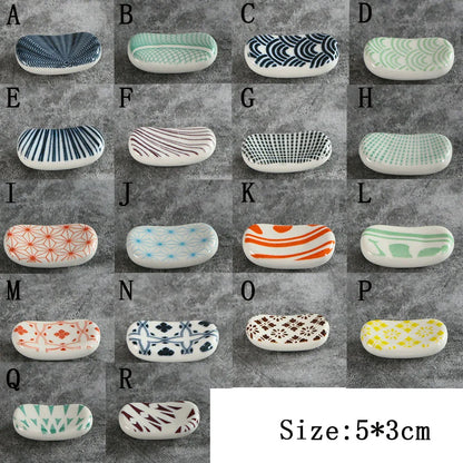 Kitchen Tools Rest Ceramic Chopsticks Stand Chopsticks Holder Tableware Chopsticks Spoon Rack