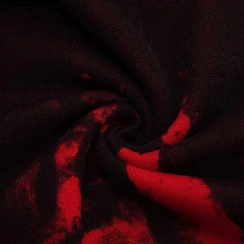 Gradient Print Men's Pullover Hooded Sweatshirt Spring Autumn Daily Fitness Sportswear Fashion Casual Hoodies Loose Clothing