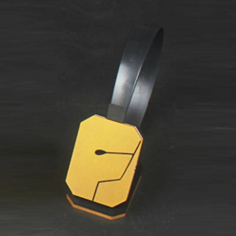 Anime Hawks Cosplay Accessories Adult Men Transparent Yellow Glasses Earphone Halloween Party Roleplay Props