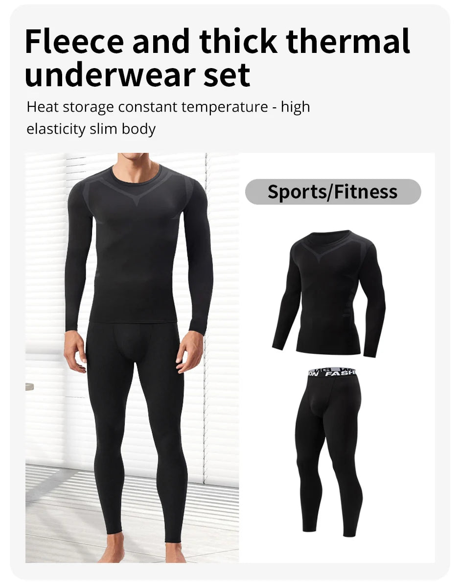 2 Pcs Spring And Autumn Men's Long-sleeved Trousers Sports Suit Fitness Running Jogging Bottoming Clothes License To Train Pants