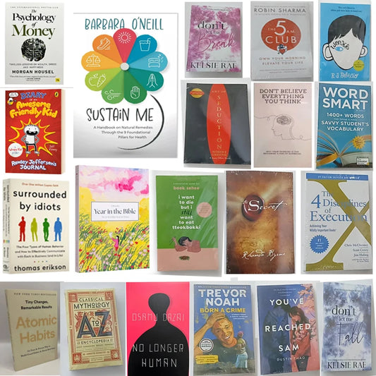 NEW Best-selling books : Money Psychology books, Atomic Habits, Changing Thinking, 48 Laws of Power, etc