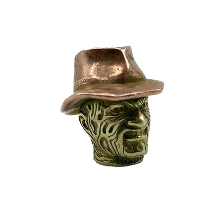 Outdoors DIY Tools EDC Brass Copper Knife Beads Classic Lanyard Pendants Umbrella Rope Charms Key Rings Accessories Gift For Men