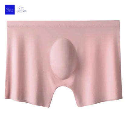 1pc Mens Boxers Shorts Ice Silk Men Panties Seamless Sexy Underwear Man Underpants Panties Male Antibacterial Breathable Briefs