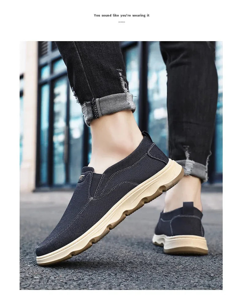 Shoes for men, 2024 autumn new single shoes, British style bean shoes, dad shoes, one foot casual shoes