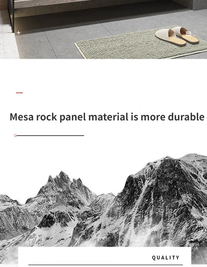 Bathroom Cabinet Smart Mirror Cabinet Slate Ceramic Integrated Washbasin Bathroom Vanity Cabinet with Sink Bathroom Furniture