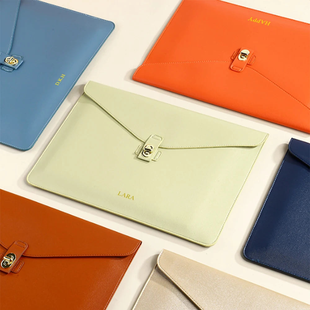 Business Office Custom Letters Notebook A6 School Student Leather Fashion Diary Books Portable Luxury Note Book Engraving Gift