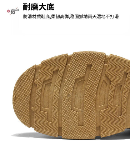 2025 new men's shoes for spring leisure, breathable, anti slip, wear-resistant workwear shoes, men's sports shoes, board shoes