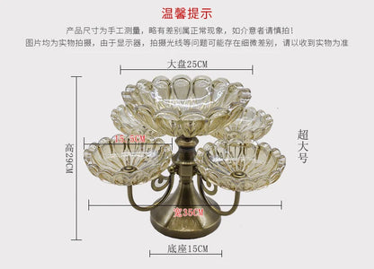 Kitchen Unique Plates Organizer Elegant Multifunctional Advanced Plates Pretty Luxury Charolas Decorativas Room Decoration