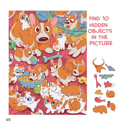 Train Concentration Skills with Hidden Object Picture Books for Kids