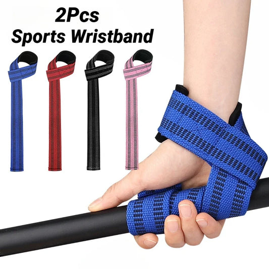 2Pcs Sports Booster Belt Grip Fitness Pull-Up Bars Pull-Ups Silicone Non-Slip Wear-Resistant Deadlift Strap Gym Dumbbell Workout