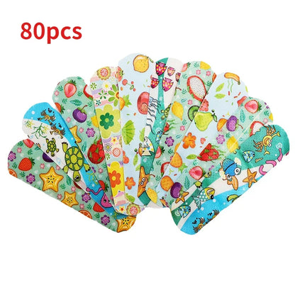 Cartoon Pattern Waterproof Hemostasis Band Aid Stickers for Kids Adhesive Bandage Wound Plaster First Aid Emergency Kit