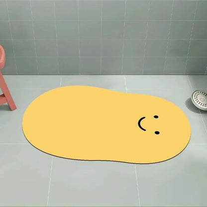 Bathroom door absorbent floor mat foot mat household toilet toilet soft diatom mud toilet quick drying non-slip mat