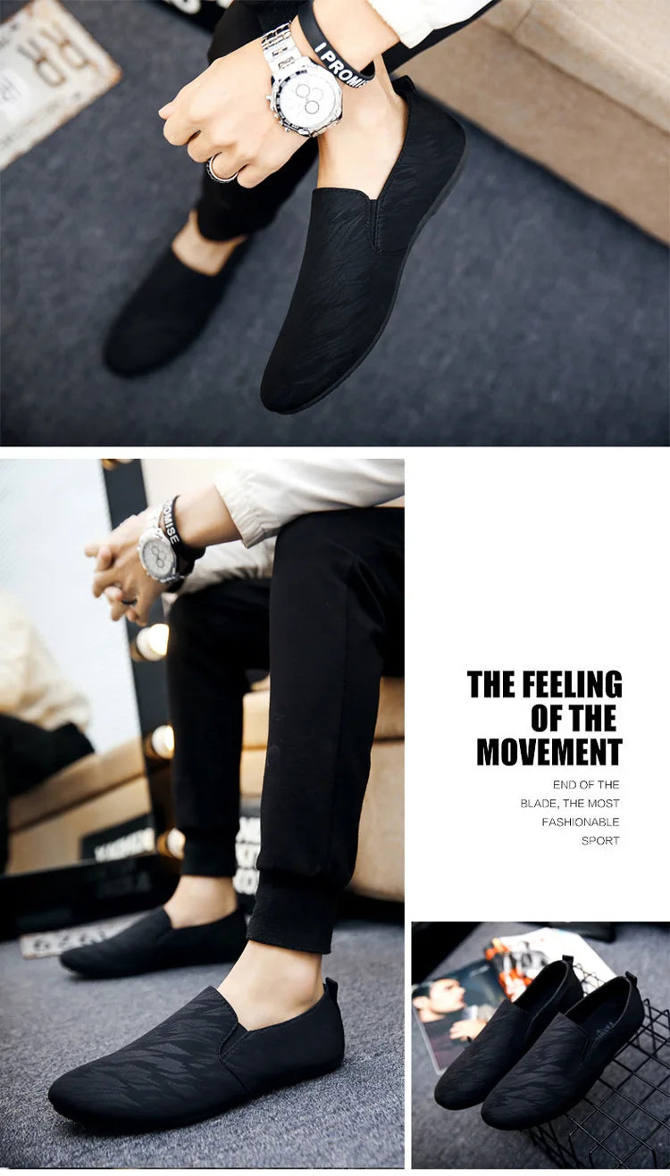 Shoes for Man New Men Fashionable Canvas Breathable Flat Bottomed Walking Shoes with Lightweight Sports Shoes Men's Sneakers