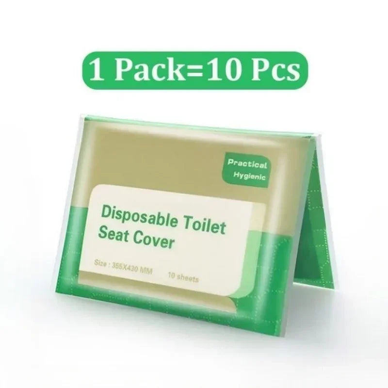 Paper Waterproof Soluble Water Covers Type Travel Camping Hotel Bathroom Accessories Portable Disposable Toilet Seat