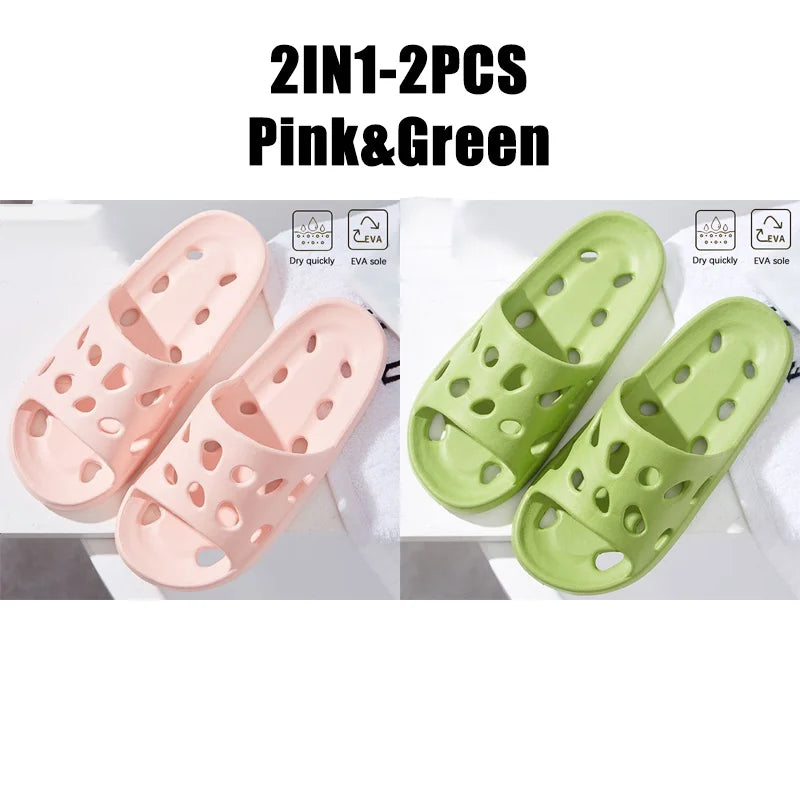 نعال حمام منزلية خفيفة الوزن مقاومة للماء للشاطئ نعال غير قابلة للانزلاق للسباحة والحمامات والأحذية المائية