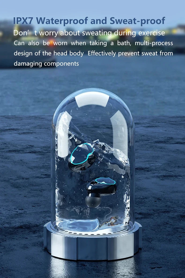 TWS M10 Wireless Bluetooth Headset with Charge Box for Phone Noise Cancelling Mic Earbuds LED Display Headphones Sport Earphones