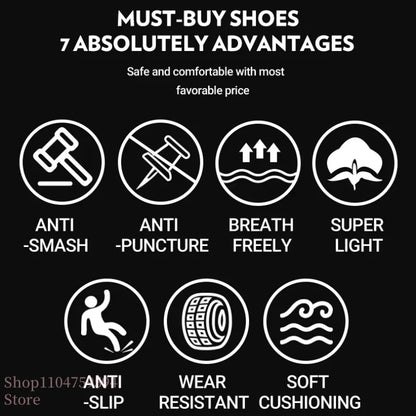 Steel safety shoes designed for men provide durable and stylish protection. Work boots combine functionality with comfort