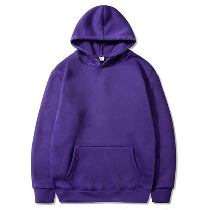 Spring Autumn Fashion Men's Women's Hoodie Casual Hoodies Pullovers Sweatshirts Men's Top Solid Color Hoodies Sweatshirt Male
